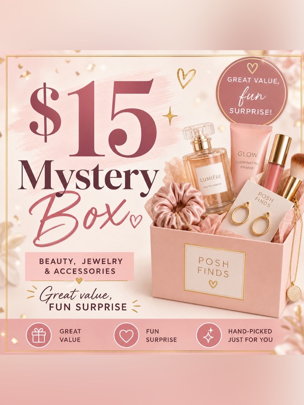 💎 Treat Yourself Mystery Box 💎 Makeup, Jewelry & Accessories